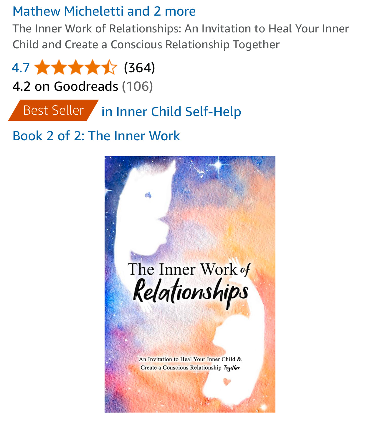 The Inner Work of Relationships Book